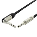Balanced TRS Cable w/ Right-Angle Jack - 3m