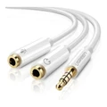UGREEN 10789 3.5mm Male to Dual 3.5mm Female Headset Mic Audio Y Splitter Cable