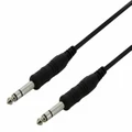 SWAMP 1/4 Slim-Line Patching TRS Cable - BLACK - 30cm"
