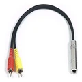 SWAMP Budget Series - Audio Link Cable - 1/4(f) TS to 2x RCA(m) - 30cm"