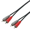 SWAMP 2x RCA to 2x RCA Stereo Audio Cable - 3m