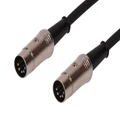 SWAMP Premium 5pin DIN MIDI Cable - Metal Connectors - 15m