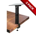 SWAMP 5 Desk Mountable Speaker Stand - Pair - Black"