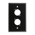 SWAMP TWR2-B Wall Plate - Vertical Dual Panel Mount Connector