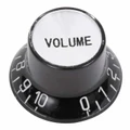 Volume Control Dial For Electric Guitar - Black