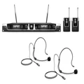 LD Systems U506 BPH2 Dual Wireless Headset Microphone System