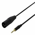 3.5mm TRS to XLR(m) - Microphone Cable for 3.5mm Balanced Outputs - 150cm