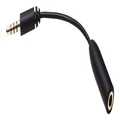 CKMOVA 3.5mm Female TRS to 3.5mm Male TRRS Microphone Adapter Cable