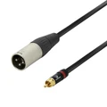 Line Level Cable - XLR(m) to RCA(m) Audio DJ Cable, 1m - 3m