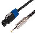 SWAMP 2-Core PA Speaker Cable - 15AWG - 1/4 to Speakon - 12m"