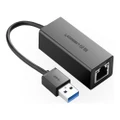UGREEN 20256 USB 3.0 to RJ45 Gigabit Ethernet Adapter - Black
