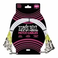Ernie Ball 6055 1' Angle / Angle Patch Cable 3-Pack White