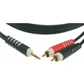 KLOTZ AY7 Lightweight Y-Cable Mini Jack 3.5mm to 2x RCA Plug - 3m