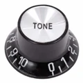 Tone Control Dial For Electric Guitar - Black