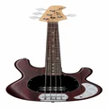 Sterling S.U.B Series Ray4 B Bass Guitar - Walnut Satin