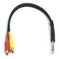 SWAMP Budget Series - Audio Link Cable - 1/4(m) TRS to 2x RCA(f) - 30cm"