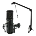 SWAMP SU600 USB Recording Microphone with Headphone Output - inc. Broadcast Stand