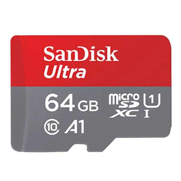 Image of Sandisk Ultra 64GB Micro SDHC Card - UHS-I A1 100MB/s