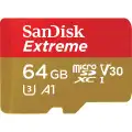 Sandisk Extreme 64GB Micro SDXC Card - UHS-I A1 100MB/s