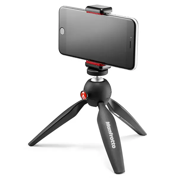 Image of Manfrotto Pixi Mini w/Clamp SmartPhone Tripod