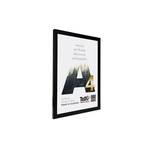 Image of Profile Frame Certificate Black A4