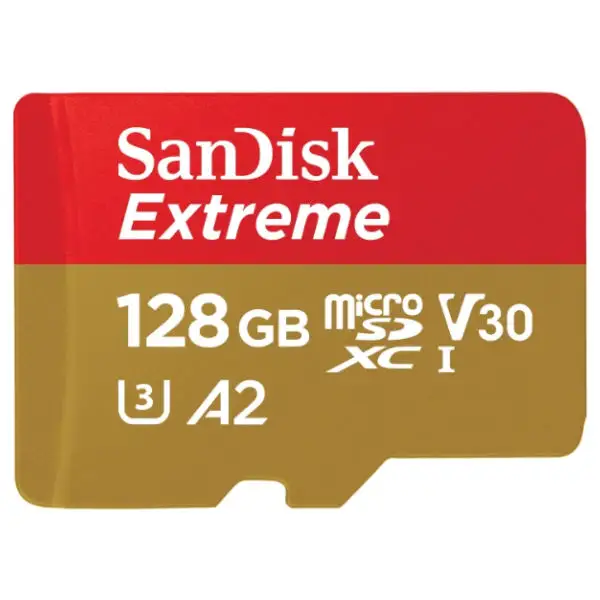 Image of SanDisk Extreme 128GB Micro SDXC Card 160MB/S