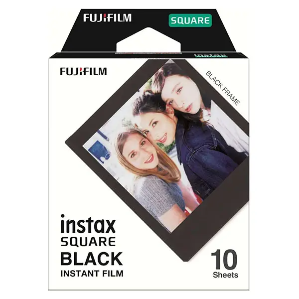 Image of Fujifilm Instax SQ Square Film - Black Frame