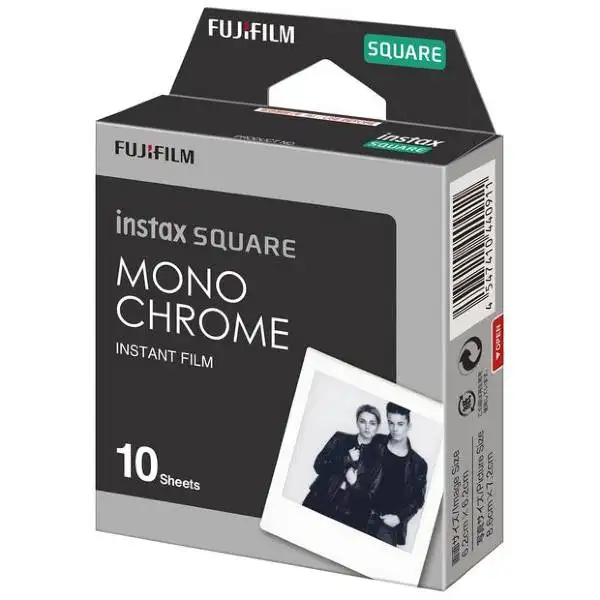 Image of Fujifilm Instax SQ Square Film - Monochrome - 10 Shot