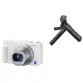 Sony ZV-1 White & GP-VPT2BT Grip - Vlog Kit