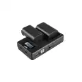 Inca USB Charger 2x Slots w/LCD - Panasonic Lumix DMW-BLF19