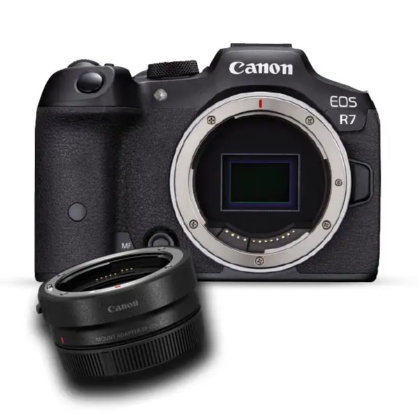 Canon EOS R7 + EF to EOS R Mount Adaptor Kit
