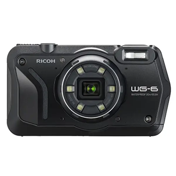 Image of Ricoh WG-6 20MP Black Waterproof Digital Compact Camera