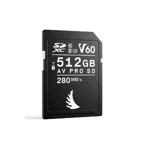 Image of Angelbird AV PRO 512GB MKII V60 280Mbs SD Card