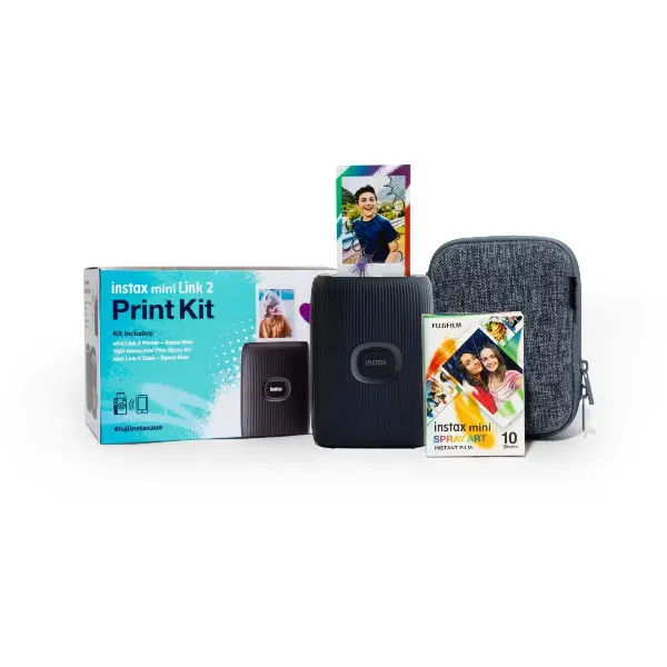 Fujifilm Instax Mini Link 2 Printer Kit - Blue (Inc. Film & Case)