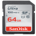 SanDisk 64GB SDXC Ultra Card 100MB/s (Class 10)