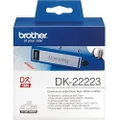 Brother DK-22223 Black on White Label Tape