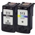 3 Pack Canon Compatible PG-512/CL-513 Ink Cartridges