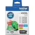 3 Pack Brother LC432XL Genuine Ink Cartridges