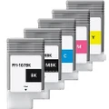 5 Pack Canon Compatible PFI-107 Ink Cartridges