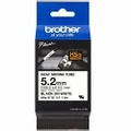 Brother HSe-211E Black on White Label Tape