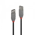 Lindy 2m USB-A 2.0 Extension Cable - Anthra Line