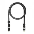 RollingSquare inCharge XL 2m Six-in-One Charging Cable - Black