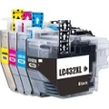 5 Pack Brother Compatible LC432XL Ink Cartridges