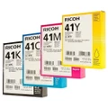8 Pack Ricoh 41 Genuine Ink Cartridges (405761-4)
