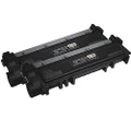 2 Pack Dell Compatible D310X Toner Cartridges