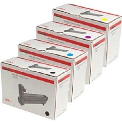 Image of Oki 46507409-12 4 Pack Bundle Drum Units