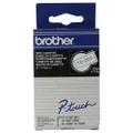 Brother TC-203 Blue on White Label Tape
