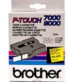 Brother TX-651 Black on Yellow Label Tape