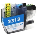 Brother Compatible LC3313C Cyan High Yield Ink Cartridge