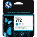 HP 712 Cyan Genuine Ink Cartridge (3ED67A)